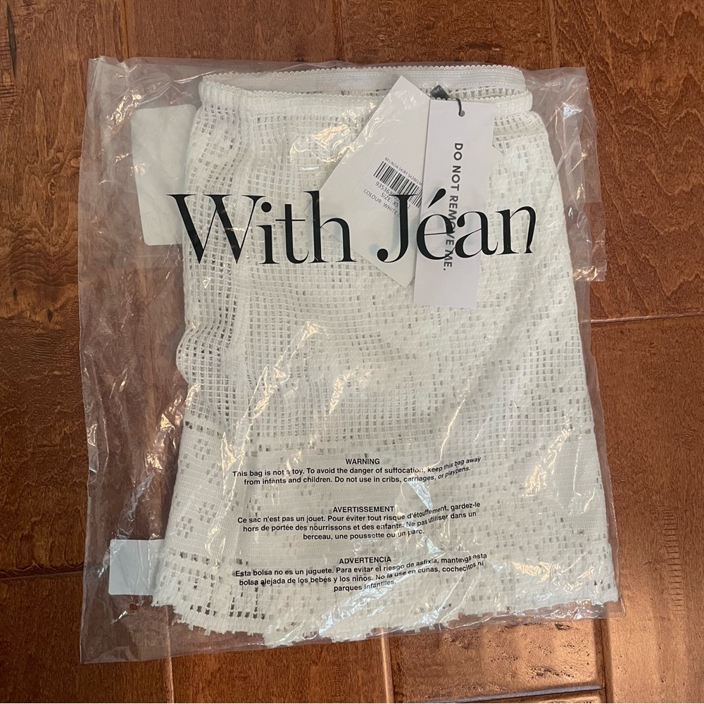 NWT With Jéan | Belinda Skirt - White Lace - Picture 7 of 11